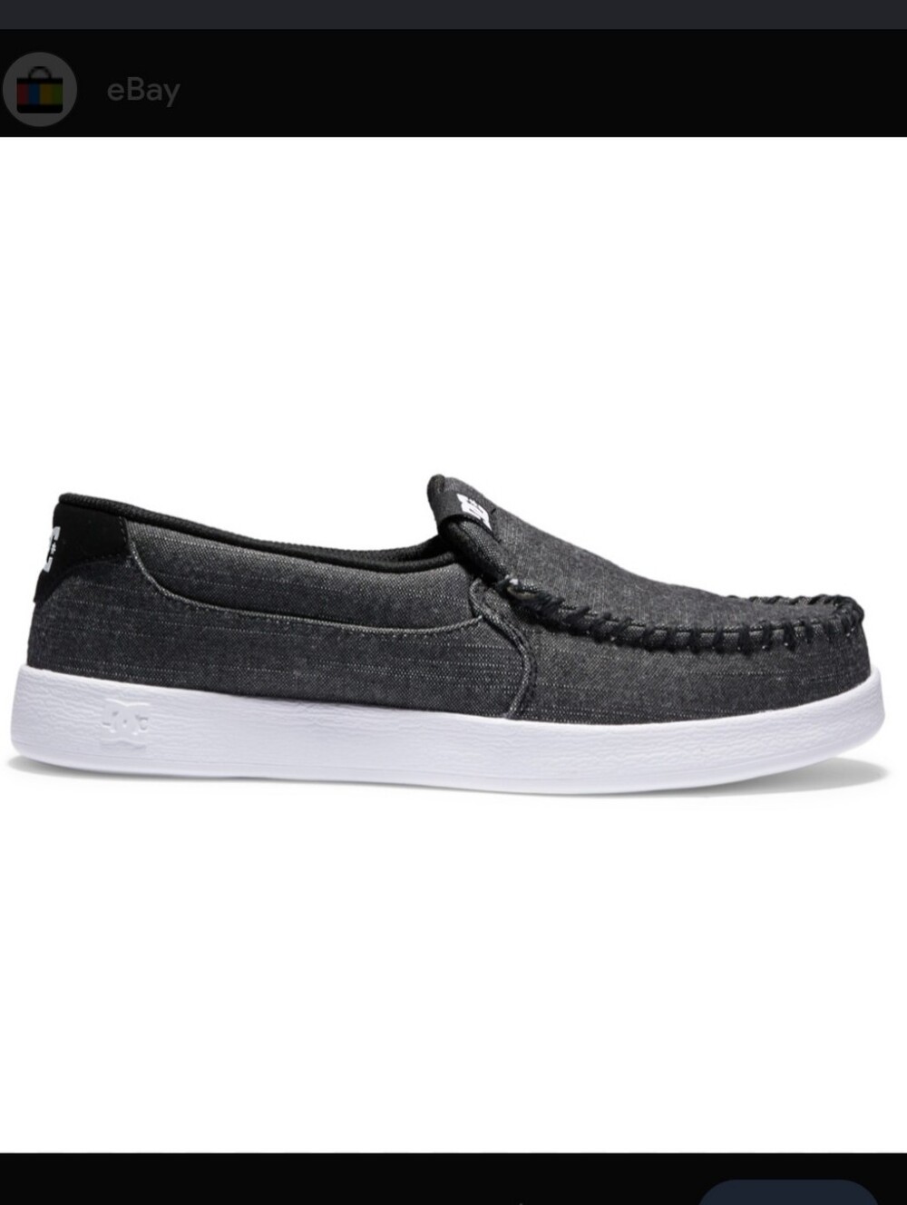 DC Men's Villain Slip-On Shoes NEW Gray Comfort Sneaker Size 12